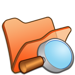 Explorer, folder, orange icon