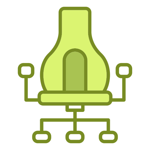 Chair, equipment, furniture, households, office icon