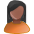 Female, obla, user icon
