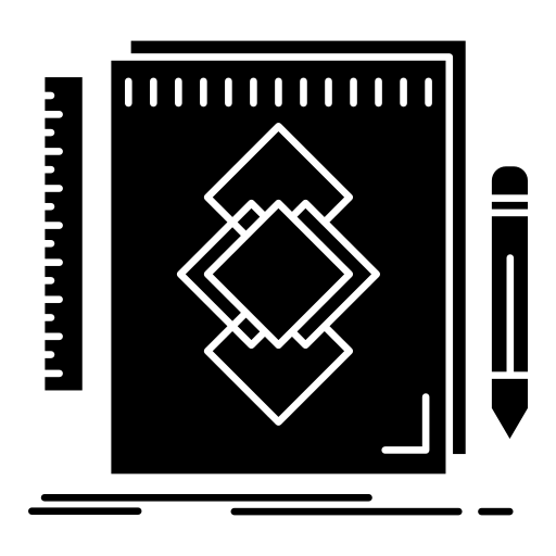 Creative, design, development, draw, identity, process, skills icon