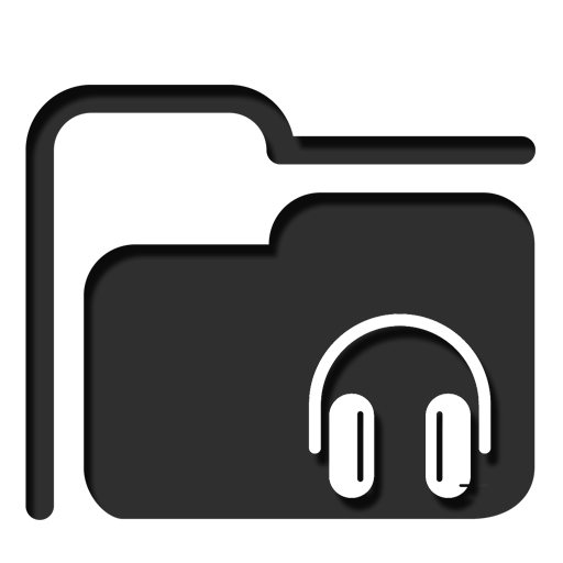 Folder, music icon