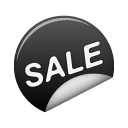 Sticker, sale icon