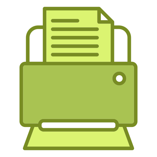 Equipment, fax, office, printer, printing icon