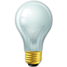 Idea, light bulb icon