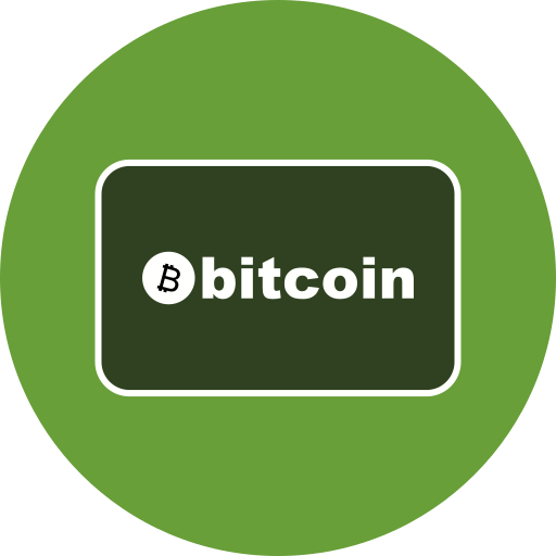 Bitcoin, card, method, payment icon