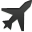 Fly, plane icon