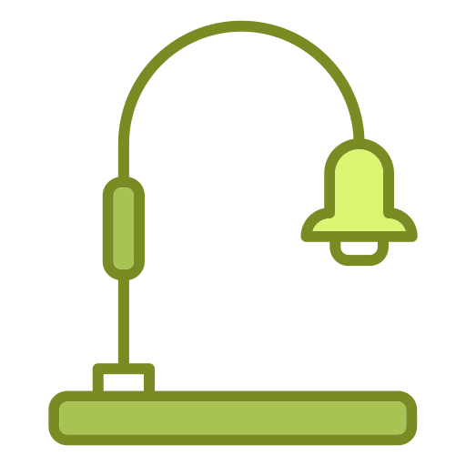Equipment, furniture, households, lamp, office icon