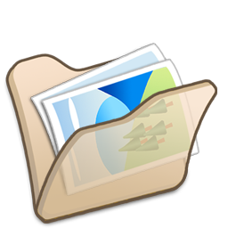 Beige, folder, mypictures icon
