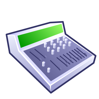 Audio, console, mixer icon