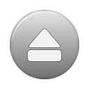 Grey, eject icon