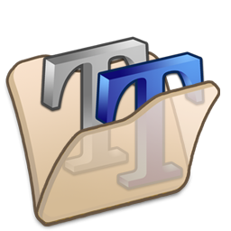 Beige, folder, font icon