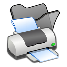 Folder, printer icon