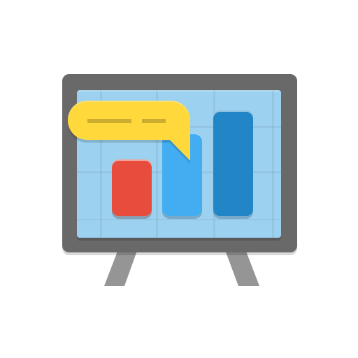 Comment, bar, graph, chart, diagram, analytics, board icon