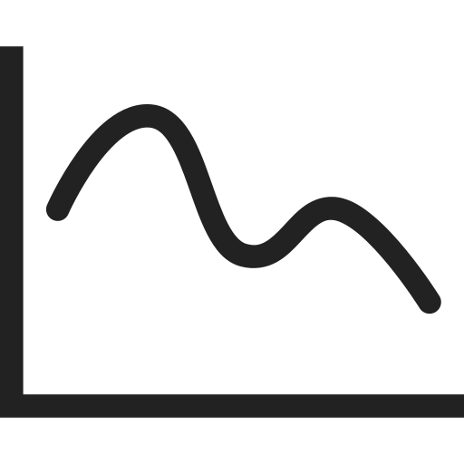 Analytics, chart, diagram, graph, spline, statistics icon