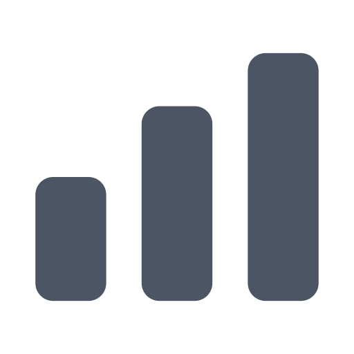 Bar, chart icon
