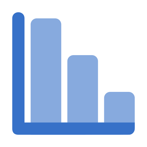 Chart, diagram, down, dropdown, loss, statistics icon
