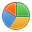 Graph, pie chart, statistics icon
