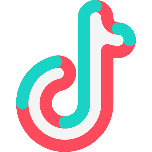 Application, tiktok, music, dance icon