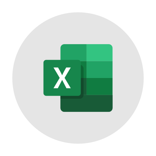 App, application, excel, logo, office icon