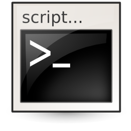 Application, shellscript icon