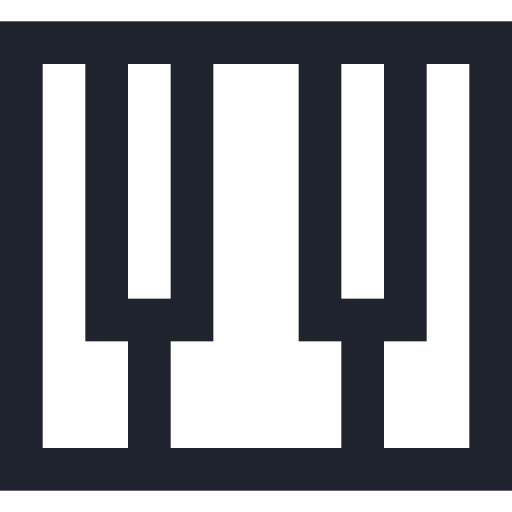 App, instrument, music, musical, piano, playing, sound icon