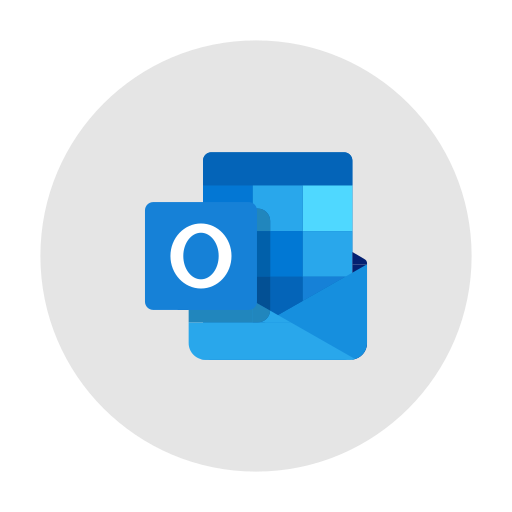 App, application, logo, outlook icon