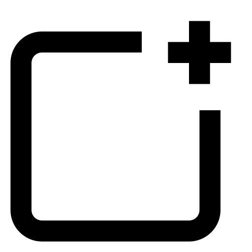 New post, post, media, tool, application, social media icon