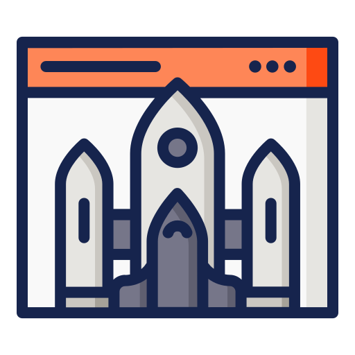 Application, space, astronomy, universe, galaxy icon