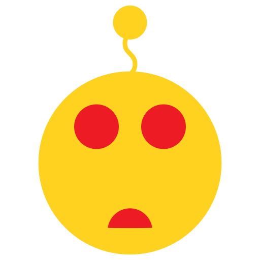 App, cartoon, emotion, gestures, fearful icon