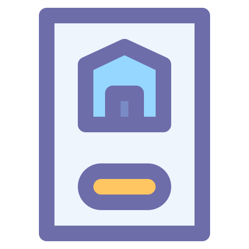App, hotel, journey, service, travel icon