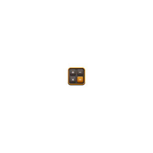 Calculator, iphone app, app icon