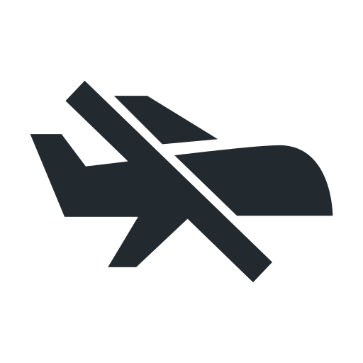Aeroplane, airplane, mode, travel, vehicle icon