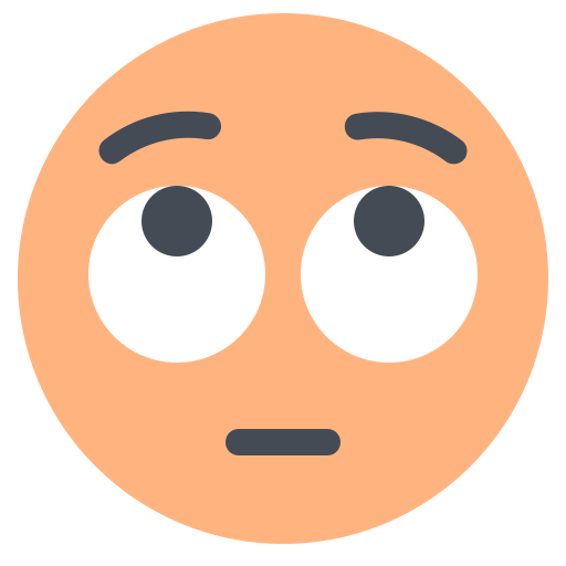 Eyes, face, rolling, with icon