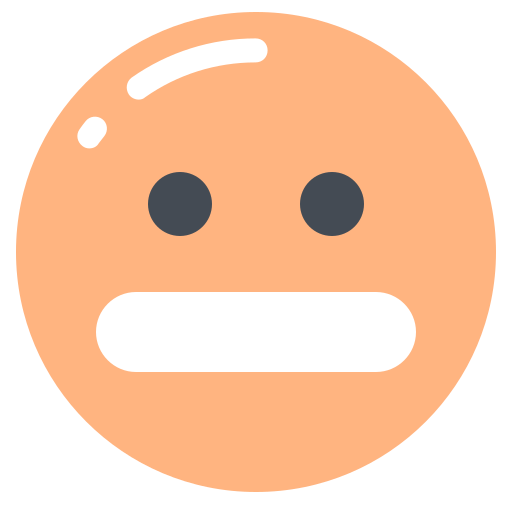Face, grimacing icon