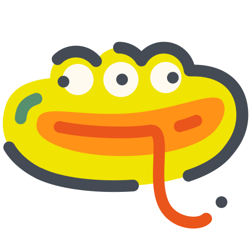 Emoji, eyes, freak, frog, three icon