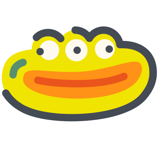 Emoji, eyes, freak, frog, three icon