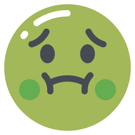 Face, nauseated icon