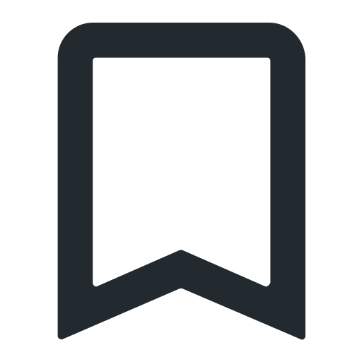 Bookmark, favorite, outline icon