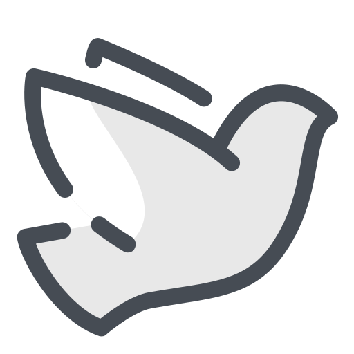 Bird, charity, dove, fly, freedom, peace icon