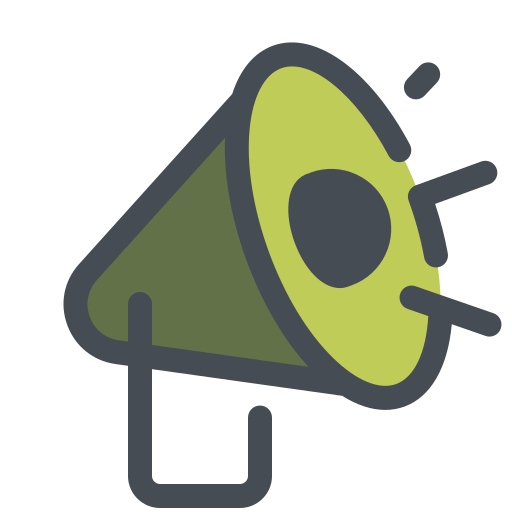Loudspeaker, warning, announcement, air, raid, alert, war icon