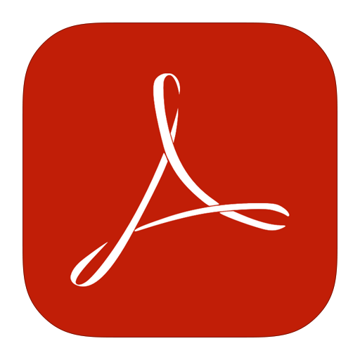 Metroui, adobe, acrobat icon