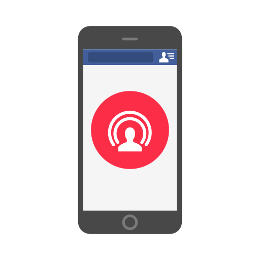 Facebook, facebook live, live, livestream icon