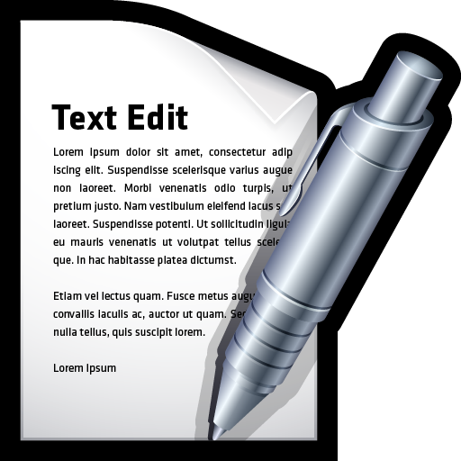 Edit, text, word, write icon