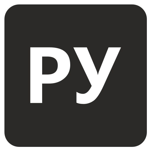 Language, ru, text icon