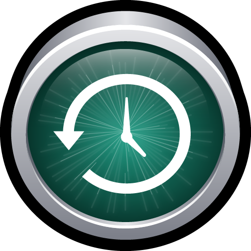 Back up, machine, restore, time icon