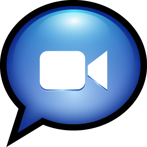 Facetime, ichat, text icon