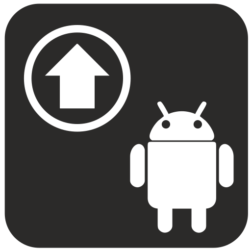 Android, upload, internet, up icon