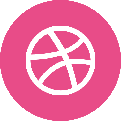 Design, dribbble, media, portfolio, share, social icon