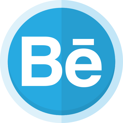 Behance, behance logo, creative, graphic design, portfolio, web design icon