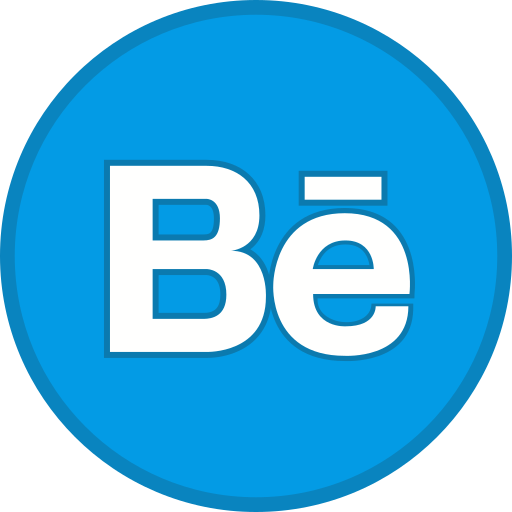 Behance, logo, portfolio icon
